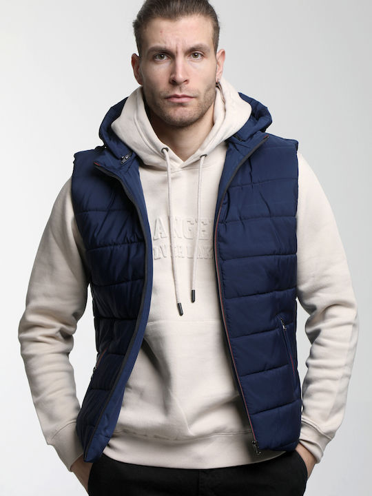 Sleeveless Jacket Puffer Gray