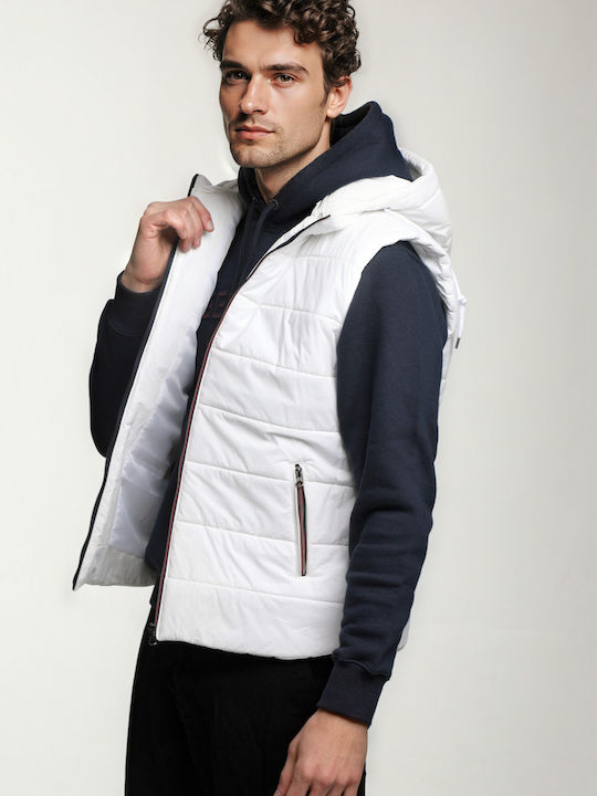 Sleeveless Jacket Puffer Gray