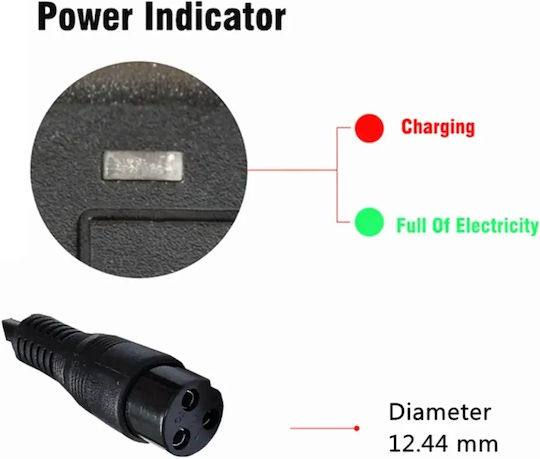 Încărcător 67.2 V 2A Baterii Litiu 60 Volți Conector M16 GX16
