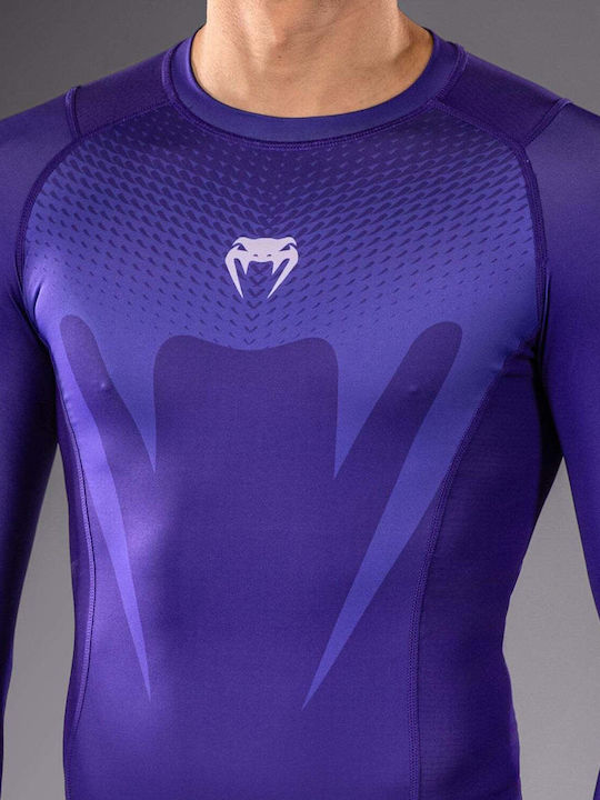 Venum Long Sleeve Shirt VENUM-05914-008 for Jiu-Jitsu Purple