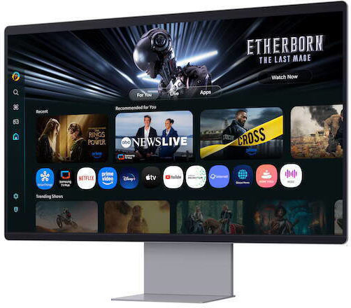 Samsung M9 M90SF Ultrawide OLED HDR Smart Monitor 32" 4K 3840x2160 165Hz με Χρόνο Απόκρισης 0.03ms GTG