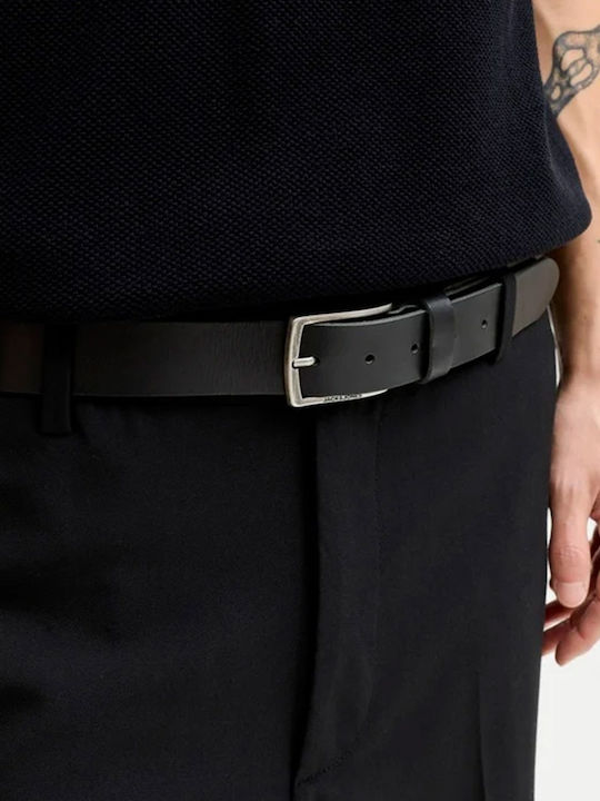 Men's Belt Leather Black