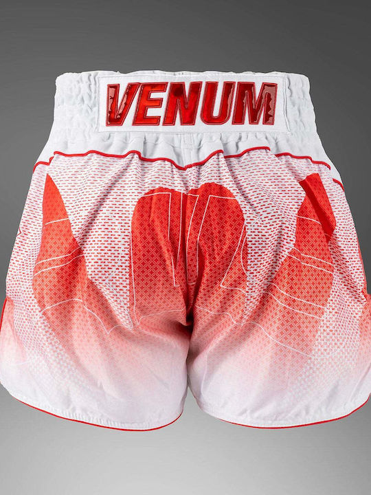 Șorturi Muay Thai Venum X Rws 2.0 Muay Thai Shorts Albe Roșii