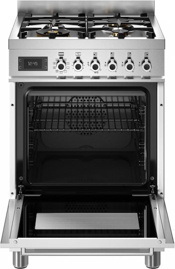 Bertazzoni Herd 58l mit Gas Kochfeld 59,5cm Weiß