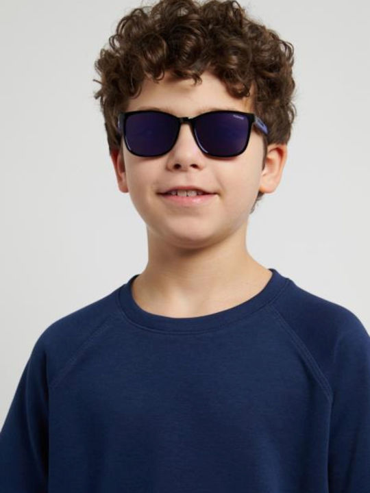 Polaroid Square Kids Sunglasses with Polarized Purple Lens