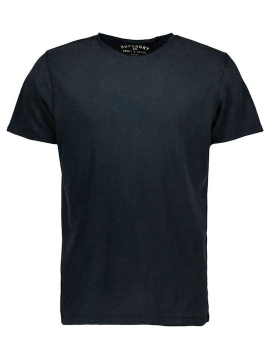 Slub' T-Shirt Blau