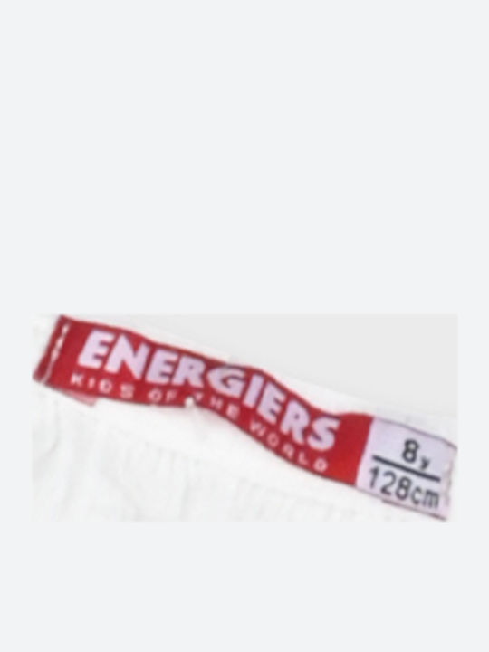 Kids' Crop Top Short Sleeve Ecru