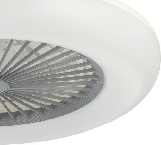 Eglo Sayulita-L Ceiling Fan 55cm with Light Fixture White