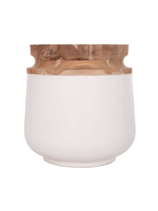 Freebox Decorative Vase White 41x41x47cm