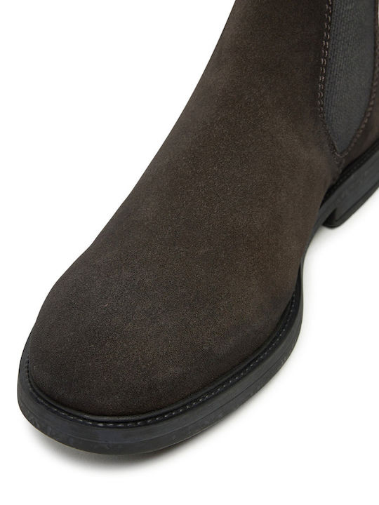 Gray Chelsea Boots
