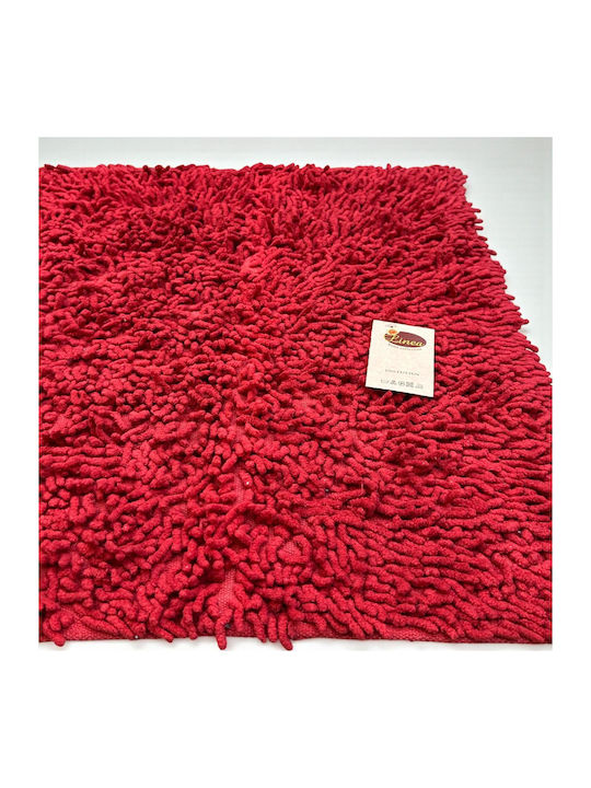Linea Home Bath Mat Cotton Noodle LH2044009-2 Red 50x70cm