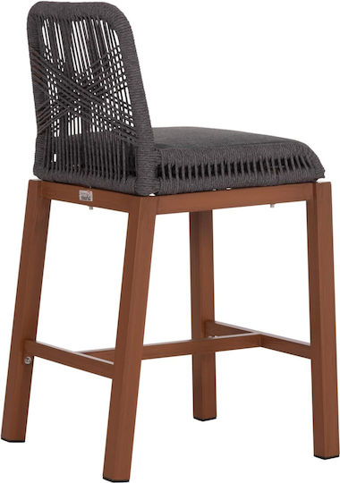 Табуретка Бар За външна употреба Brown, Dark Grey 1бр 47.5x55x94.5см
