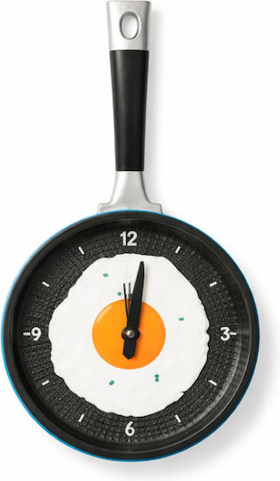 Alista Home Frying Pan Ceas de Perete Plastic Albastru 36x18.7cm
