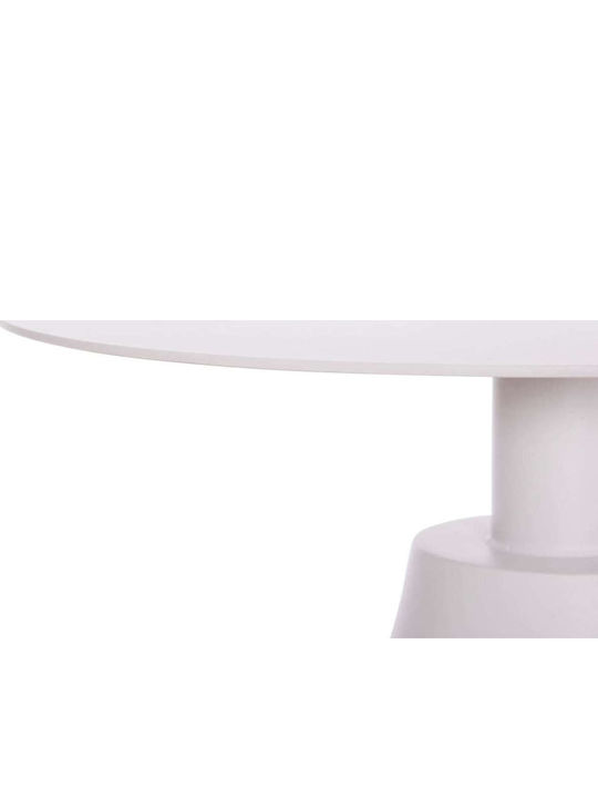 Tisch für kleine Außenbereiche Stabil White 50x50x56cm