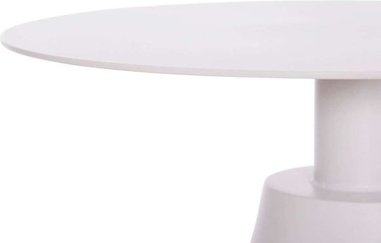 Tisch für kleine Außenbereiche Stabil White 50x50x56cm