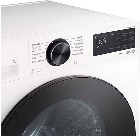 LG RHX5009TWB Uscător de rufe 9kg cu pompă de căldură