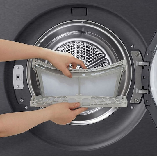 LG RHX5009NBB Uscător de rufe 9kg cu pompă de căldură