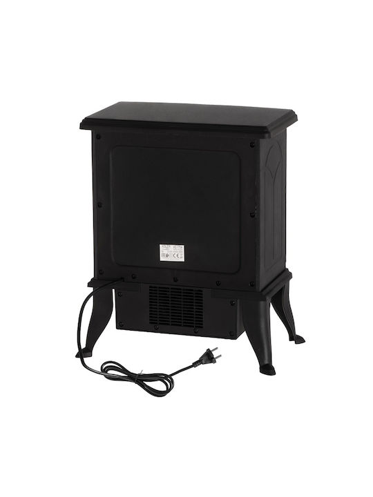Adler Floor Electric Fireplace 1800W 38x24cm Black
