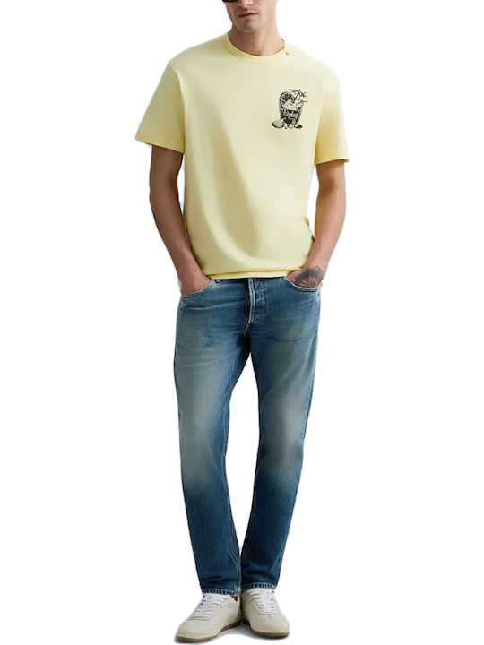 Replay T-shirt Pale-yellow