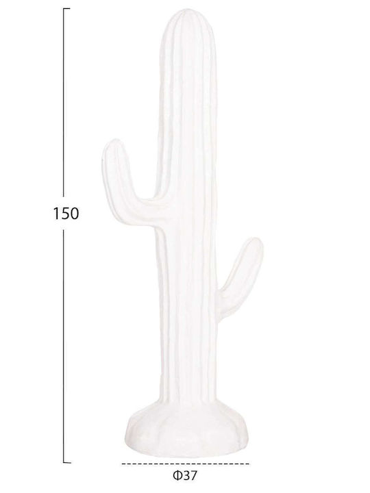 Decorative Floor Cactus Fb94386.02l MDF White 63x37x150cm
