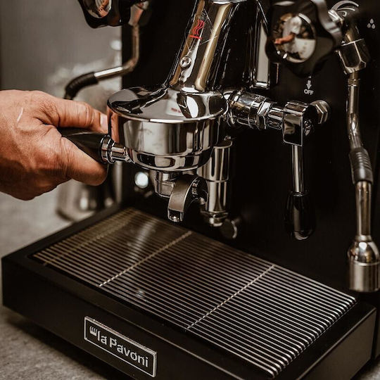 La Pavoni New Cellini Classic Μηχανή Espresso 1400W Πίεσης 15bar για Cappuccino Nera