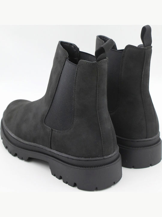 Schwarz Chelsea Stiefeletten