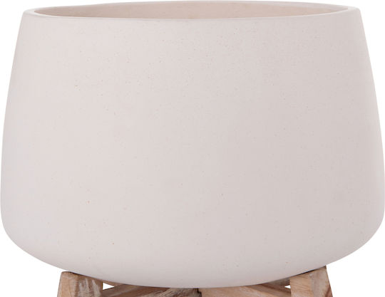 HomeMarkt Topf Beton White 29x29x23cm.