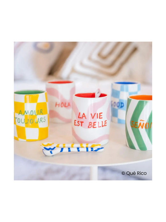 Que Rico Mug Ceramic Brown