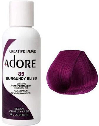 Adore Creative Image Vopsea Temporară De Păr Fără Amoniac 85 Burgundy Bliss 118ml