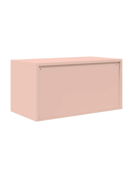 Ντουλάπι Γραφείου Μεταλλικό Ροζ 80x40x40cm