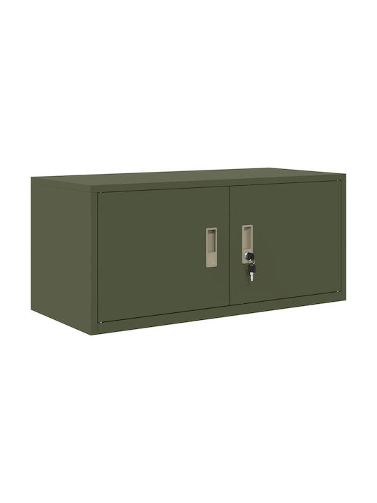 Ντουλάπι Γραφείου Μεταλλικό Πράσινη 90x40x40cm