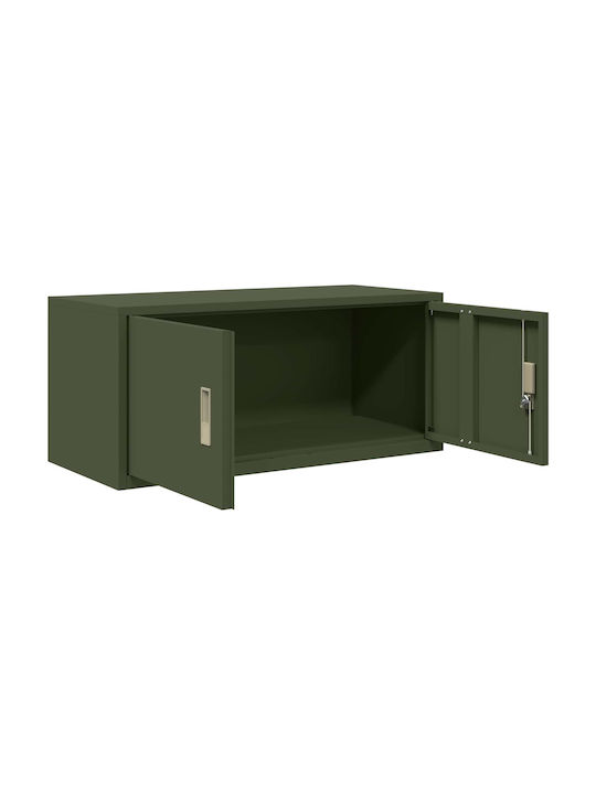 Ντουλάπι Γραφείου Μεταλλικό Πράσινη 90x40x40cm