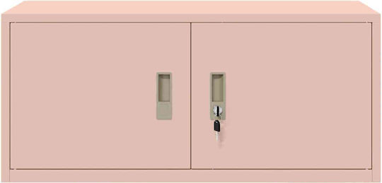 Metallisches Büroaufbewahrungsschubladenschrank Rosa 90x40x40cm