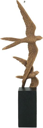 Artekko Διακοσμητικό Πουλί από Μέταλλο 12.5x7x40cm
