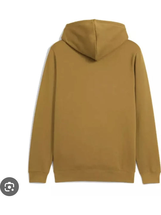 PUMA Brown Hoodie Men'S Sweatshirt