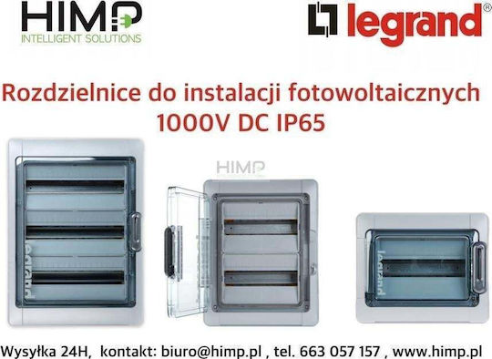 Legrand Plexo3 Cutie De Siguranțe Montat Pe Perete Rezistent La Apă 1 Rând 12 Elemente