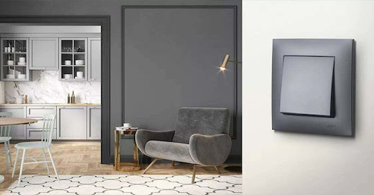 Ospel Switch Frame 2 Positions in Black Color R-2Z/33