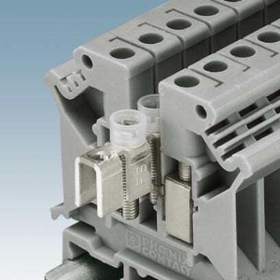 Phoenix Contact 2-wire Terminal Block 0.2-10mm² Gray