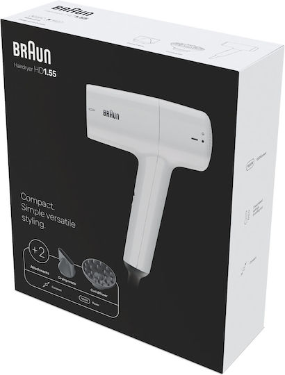 Braun Uscător de Păr Turbo cu Difuzor 1800W