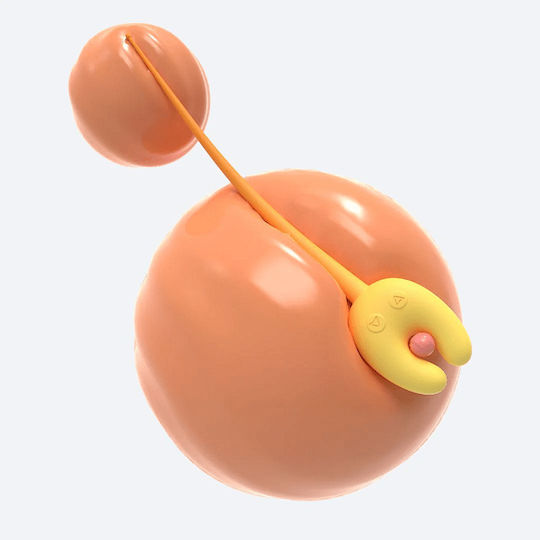Oh Collective Glow Pulse Dual Precision Clitoral Vibrator Foreplay Tickler Amber Peach