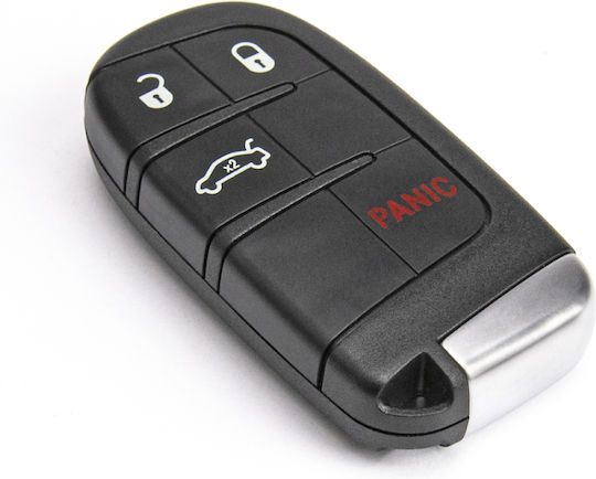 Car Key Remote Shell Fiat Dodge Jeep 4 Buttons