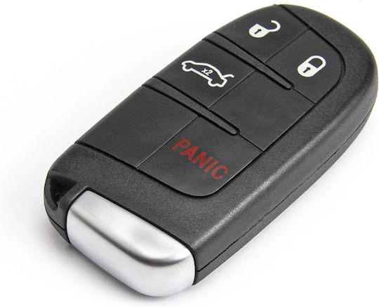 Car Key Remote Shell Fiat Dodge Jeep 4 Buttons