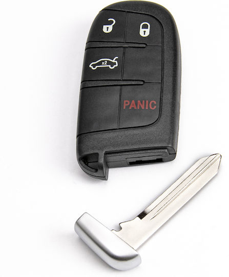 Car Key Remote Shell Fiat Dodge Jeep 4 Buttons