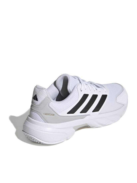 adidas Courtjam Control 3 Men's Tennis Shoes for All Courts White