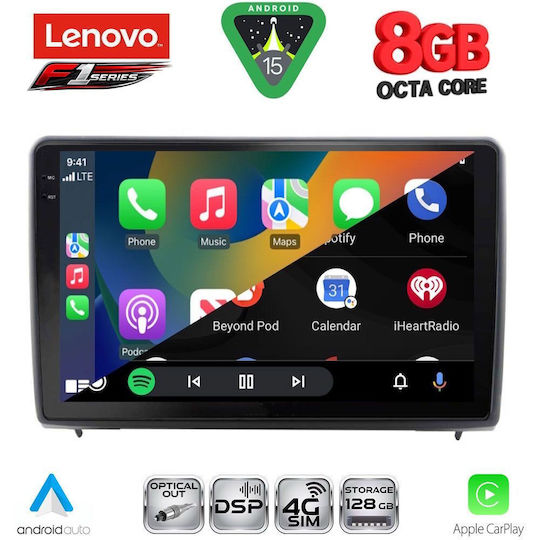 Lenovo Ηχοσύστημα Αυτοκινήτου για Ford EcoSport 2018-2023 (Bluetooth/USB/WiFi/GPS/Apple-Carplay/Android-Auto) με Οθόνη Αφής 10"