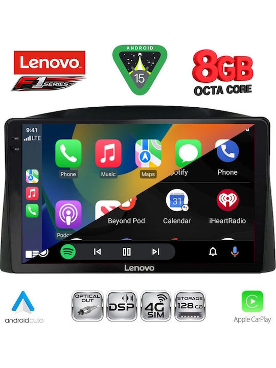 Lenovo Car Audio System for Jeep Grand Cherokee 2005-2007 (Bluetooth/USB/WiFi/GPS/Apple-Carplay/Android-Auto) with Touch Screen 10"
