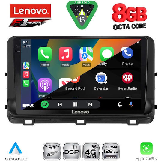 Lenovo Ηχοσύστημα Αυτοκινήτου για Kia Ceed / XCeed 2018-2022 (Bluetooth/USB/WiFi/GPS/Apple-Carplay/Android-Auto) με Οθόνη Αφής 10"