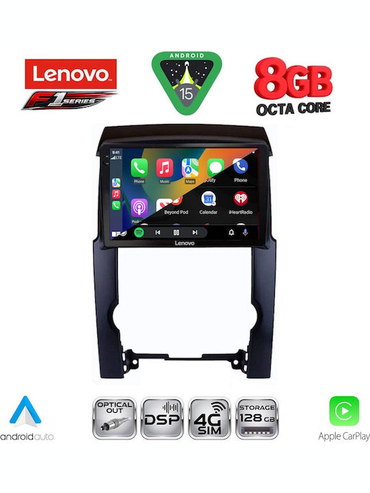 Lenovo Car Audio System for Kia Sorento 2009-2014 (Bluetooth/USB/WiFi/GPS/Apple-Carplay/Android-Auto) with Touch Screen 10"