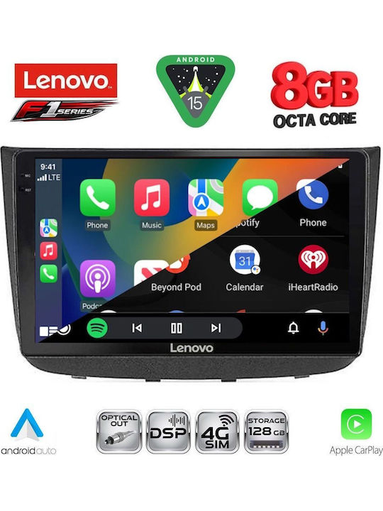 Lenovo Auto-Audiosystem für Mercedes-Benz Vito / Viano 2003-2007 (Bluetooth/USB/WiFi/GPS/Apple-Carplay/Android-Auto) mit Touchscreen 10"