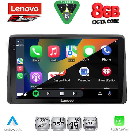 Lenovo Car Audio System for Nissan Navara 1998-2004 (Bluetooth/USB/WiFi/GPS/Apple-Carplay/Android-Auto) with Touch Screen 10"